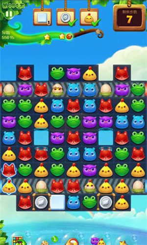 开心消消乐484隐藏关过法攻略8