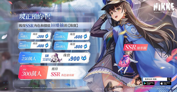 胜利女神妮姬台服