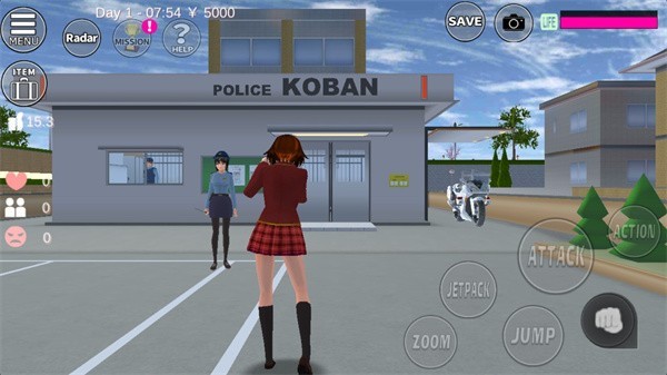 樱花校园模拟器英文版